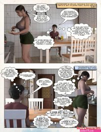 Porn comic Loving Mom. Chapter 1. The Conflicts. Neato. Sex comic brunette MILFs husband