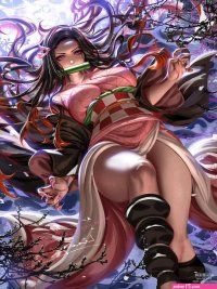 kimetsu no yaiba kamado nezuko porn pictures by liang xing about kimetsunoyaiba orangehair pinkkimono