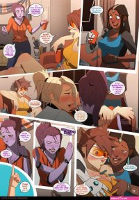Porn comics The Girly Watch. Part 1. Overwatch. Erotic comic want to eat.