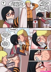Naruto x Sarada Porn comic Rule 34 comic Cartoon porn comic