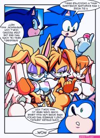 Sonic Girls Easter porn comic