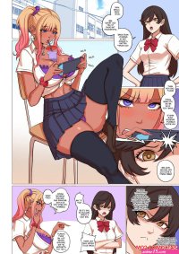Porn comic Turned Into A Gyaru. Chapter 1. Arisane. Sex comic busty blonde loves