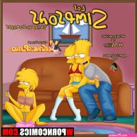Porn comic Simpsons Bart cachindo