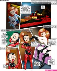 Kim Possible In Rubber Latex Uniform by LindaDanvers