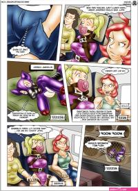 Latex Sissy Bondage Cartoon