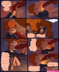 Gwen and Widlmutt Porn comic Rule 34 comic Cartoon porn comic