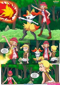 Porn comic A Hot Break on the Forest. Chapter 1. Pokemon. Palcomix. Sex comic friends decided to