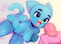 Nicole Watterson and Gumball