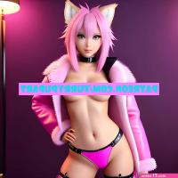 Sexy Naked Female Furry Wearing Pink Leather Visu by SolitaryIsle on DeviantArt