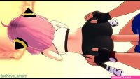 Anya Adult version wearing deportive clothes for training spy x family