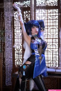 Aqua Yelan Genshin Impact