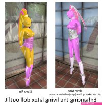 Enhancing the living latex doll outfit