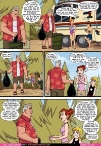 ben 10 and gwen summer kissing fuck comic image