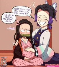 Porn comic Demon Slayer. Semidraws Sex comic selection of art
