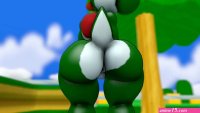 Giant gay facesitting animation