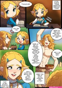 A Night with Zelda Animated porn comic Rule 34 comic Cartoon porn comic
