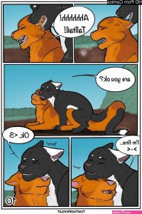 Talltail x Jake feral comic porn