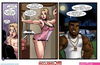 Oh God take me at interracial comic porn! I need your black monster inside my pussy!