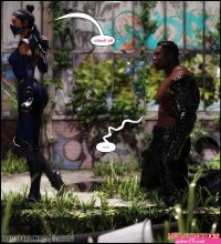 Porn comic Kitana VS Jax. Mortal Kombat. Darklord Sex comic black guy with