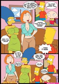 Family guy and The simpsons sex porn comics online