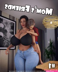 Comic hentai muscle mom friend