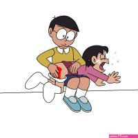 Post 2568796: animated Doraemon NobitaNobi ShizukaMinamoto