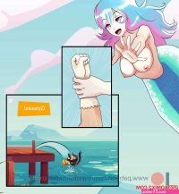 Porn comic Scarlett and the Mermaid. adult transformation comics Erotic comic dragged her to