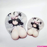 Ergonomic Silicone Gel Cartoon Nude Ass Sexy Breast Girl Boob Cute Custom DIY Wrist Rest Support 3D Anime Mousepad Mouse Pad