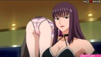 Hot anime fighting action and girls bent over with their panties showing