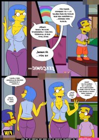 Los Simpsons xxx Edna Krabappel Follando con Bart Comic Porno