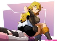 Yang Face Sitting Neo by RealRavenRavenRaven on DeviantArt