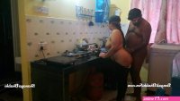indian son her bengali step mom fucking in the kitchen role play
