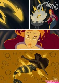 Porn comic Ariels transformation. BGRedrum Sex comic beauty Ariel turned