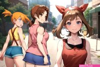 AI generated pokemon pokemon characterprotagonistdawnserena hentai pictures by galawave about blush female