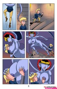Porn comic To Cum Before Dawn. Chapter 1. Glassfish. Sex comic winged busty demon