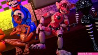 Funtime Foxy farts at Sexy Frederika XDD