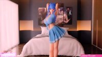 Anime girl 3D dancing sexy watch online