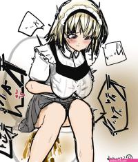 Anime girls shiting
