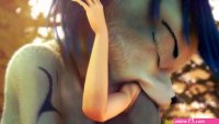 Animelois Big Furry Lady Swallows a Girl Whole.mp4