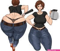 Aunt Cass Behind The Shop comic porn