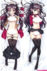 : Rin Tohsaka Body Pillow Waifu Naked Anime Body Pillow Naked Girl Sexy Dakimakura 150Peach Skin : Home Kitchen