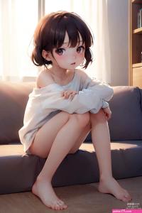 AI generated original hentai pictures by sealouse about couch feet