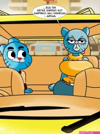 Gumball y su abuela Follando a escondidas
