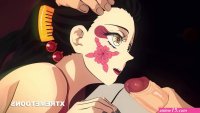 Muzan Orders Daki to Sucks his Cock until she makes him Cum