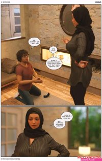Porn comics Alpha. Chapter 2. LoseKorntrol Hijab 3DX. Erotic comic She retired with