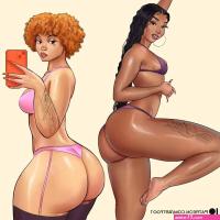 Ice Spice Nicki Minaj artfoo1 rule34
