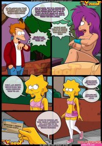 Porn comic SimpsoRama. Chapter 3. The Simpsons Futurama. Croc. Sex comic beauty woke up