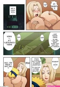 Tsunade and Naruto comics: Tsunade and Naruto are plowing in the office and nearly get unloaded by Shizune!