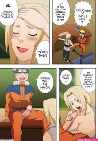 Tsunade and Naruto comics: Tsunade and Naruto are plowing in the office and nearly get unloaded by Shizune!
