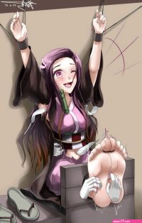 Nezuko tickled by Lucas235863 on DeviantArt